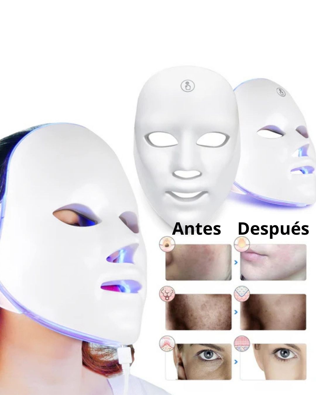 Máscara facial LED- LUMIGLOW