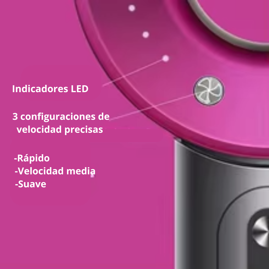 SECADOR DE PELO PROFESIONAL CON CABEZALES IMANTADOS. GLOWAIR